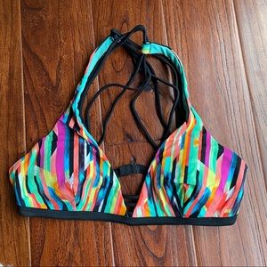 Multicolored Bikini Top!